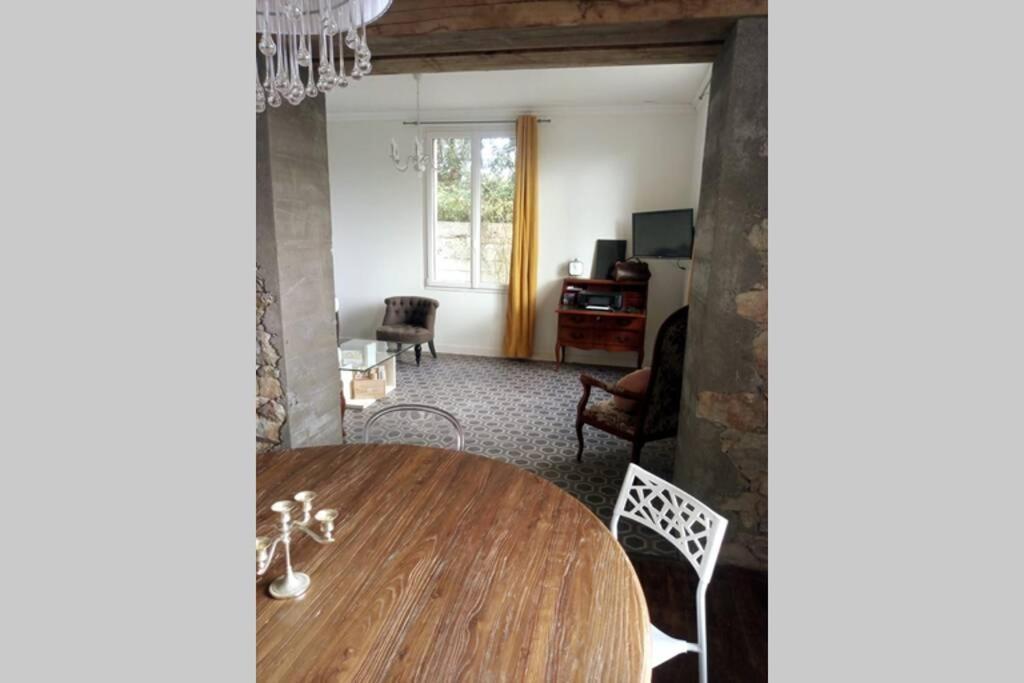 Kermaravel, le petit manoir en bord de mer. Saint-Pol-de-Léon Eksteriør billede